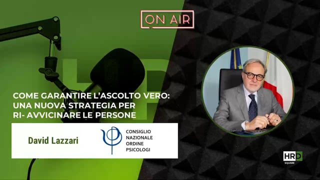 Thumbnail Garantire l’ascolto vero CONSIGLIO NAZIONALE ORDINE PSICOLOGI