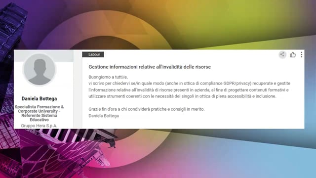 Thumbnail Gestione informazioni relative all’invalidità delle risorse PIROLA PENNUTO ZEI & ASSOCIATI