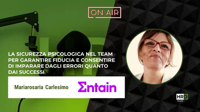 Thumbnail Sicurezza psicologica ENTAIN