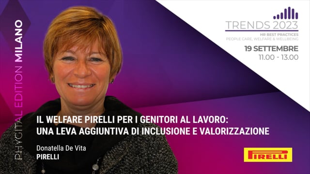 Thumbnail Il welfare Pirelli per i genitori al lavoro: una leva aggiuntiva di inclusione e valorizzazione - PIRELLI