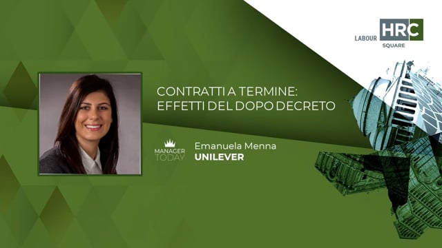 Thumbnail Contratti a Termine. Effetti del dopo Decreto UNILEVER
