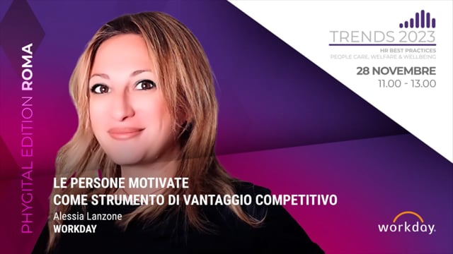 Thumbnail Le persone motivate come strumento di vantaggio competitivo - WORKDAY