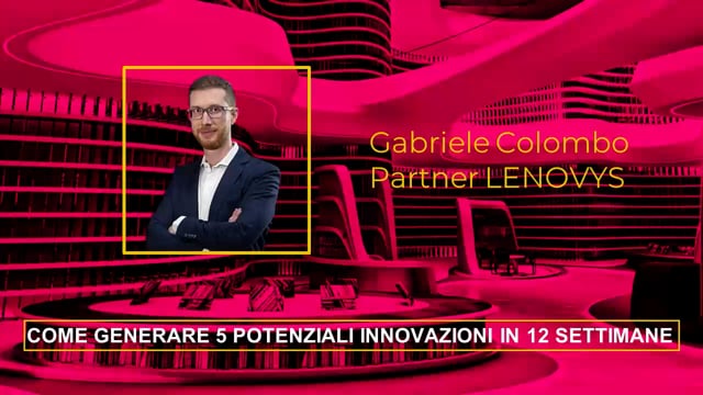 Thumbnail Dove guardare per generare innovazioni ad alto impatto LENOVYS