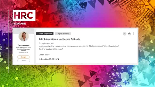 Thumbnail Talent Acquisition e intelligenza artificiale PRYSMIAN GROUP