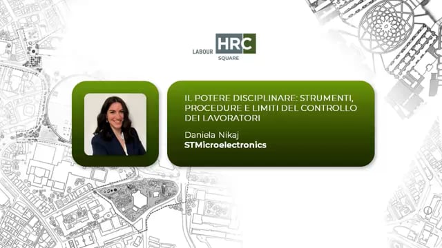 Thumbnail Il potere disciplinare: strumenti procedure e limiti del controllo dei lavoratori STMICROELECTRONICS
