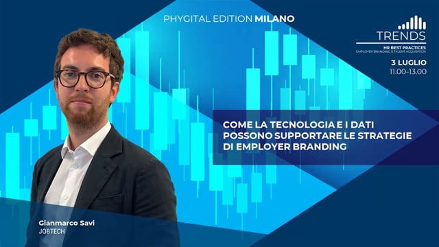 Thumbnail Come la tecnologia e i dati possono supportare le strategie di employer branding - JOBTECH